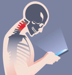 Mobile phones can hurt your neck